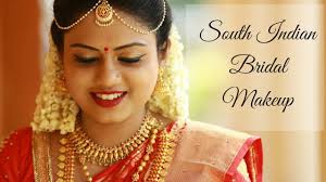 south indian bridal makeup step by