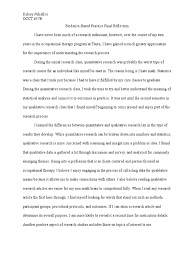 Instead of the quantity or measurement, this type of research focuses on the meanings, concepts, definitions, characteristics, metaphors, symbols, and descriptions of the subject. Evidence Based Final Reflection Qualitative Research Autism Spectrum