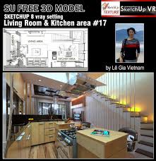 sketchup texture: sketchup model kitchen