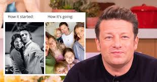 Jamie Oliver shares 'how it's going' in cute family photo