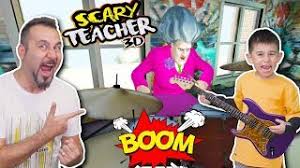 kizgin ogretmene fare ve bombali davul sakasi scary teacher 3d oynuyoruz youtube