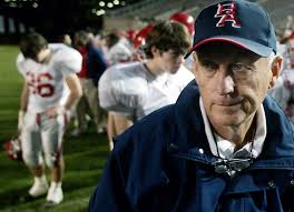 Brentwood Academy football coach Carlton Flatt over the years