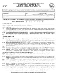 Wv Tax Exempt Form Fill Online Printable Fillable Blank Pdffiller