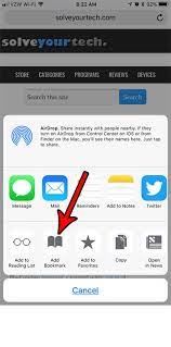 The add bookmark screen appears with a default name and folder location. How To Bookmark On Iphone To Save Websites To A Browser Solve Your Tech