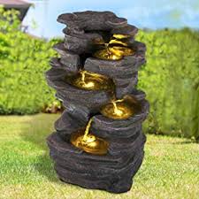30 ideas para decorar tu jardan con fuentes accesorios de agua para el jardin paredes de agua caracteristicas del agua. Amazon Es Fuentes De Terraza