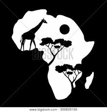 Africa Black White Vector Photo Free Trial Bigstock Yellow and black bee illustration, honey bee drawing bumblebee, bee, insects, painting, queen bee png. africa black white vector photo