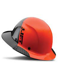 Dax Carbon Fiber 50 50 Hi Vis Orange Full Brim Hard Hat By Lift