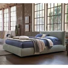 Polsterbett Auch Mit Bettkasten Pillow Leinenbezug Graublau Bsb In 2019 Polsterbett Designer Bett Und Bett