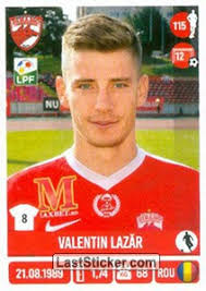 Sticker 163: Valentin Lazăr