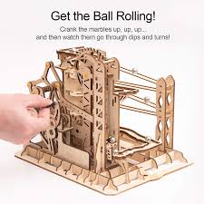 Rokr 3d wooden puzzle marble run. Marble Explorer Lg503 Rokr 3d Wooden Puzzle Marble Run Model Building Kits Mechanical Puzzle Toy Gifts For Adults Teens Mimbarschool Com Ng