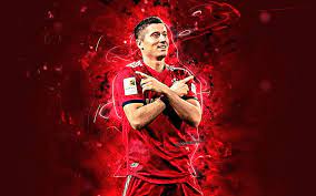 Sixth scorer in the history of the national team. Hd Wallpaper Soccer Robert Lewandowski Fc Bayern Munich Polish Wallpaper Flare