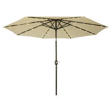Woll 9 Lighted Umbrella Patio Umbrella Patio Umbrellas Patio