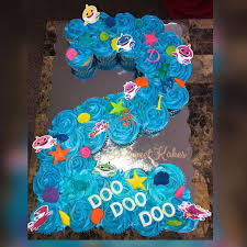2nd Birthday Baby Shark Cake Baby Shark Cake Shark Themed Birthday Party Shark Theme Birthday 2nd Birthday Party Themes
