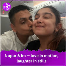 Nupur Shikhare shares a sweet moment with wife Ira Khan, and it's all love,  comfort, and candid charm. Whether it's workout vibes or quiet couple  moments, this duo keeps it real —