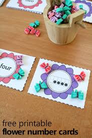 Free Printable Flower Theme Number Cards Fantastic Fun Learning Leaf clip art, free flowers printables flowers alphabet worksheets free printable flowers alphabet worksheets for preschool and kindergarten students to trace, write, read, color letters with flower coloring pictures.