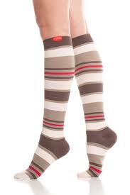 Womens Fun Stripes 3 Knee Highs Accucare Canada