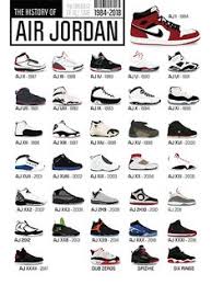 64 unusual air jordans chart