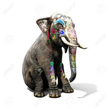 Check spelling or type a new query. Colorful Decorated Elephant With Large Tradition In India Sitting Stock Photo Picture And Royalty Free Image Image 58972265