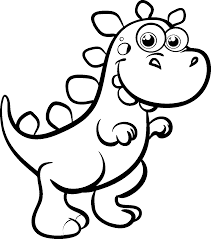 Easy baby dinosaur coloring pages. Easy Dinosaur Coloring Pages Coloring Home