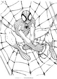 Why not urge your clever young learner to with a few of our coloring pages some construction paper and glue, they'll be ready to go. Free Printable Spiderman Coloring Pages For Kids