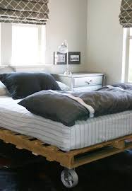 Bed frame wheels are used with beds which are easily movable and transferable. Diy Pallet Bed With Wheels Diy Pallet Bed Pallet Furniture Pallet Beds