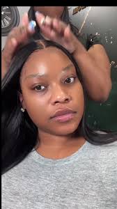 30” Flat Wig Install Tutorial with Jet Black Buss Down Frontal Wig