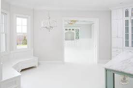 This beadboard storage bench design looks like something you'd find in a catalog. Curved Breakfast Nook Bench With Beadboard Trim Transitional Kitchen