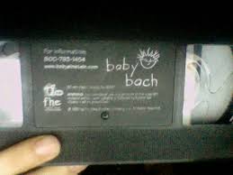 Baby Einstein Media Baby Bach Vhs