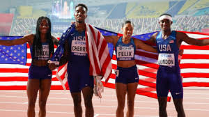 Olympic team in first and second place, respectively. Allyson Felix Breaks Record Previously Held By Usain Bolt For Having The Most Gold Medals In World Championships History Blavity News