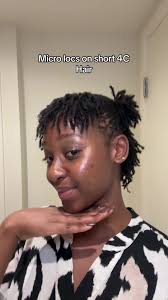 Styling Short Micro Locs for Beautiful Hair