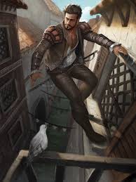 Escape By Gkb3rk On Deviantart Rogue Bard Concept Art Characters Dungeons And Dragons Characters Fantasy Inspiration