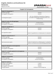 Angesprochen sind neukunden, die bislang kein konto bei der bank besaßen. Entgelte Verbraucher Girokonten Sparda Bank