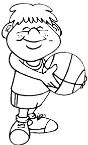 Coloring page number two printable worksheet stock vector. Smiling Boy Begin To Basketball Exercise Coloring Pages Kids Play Color