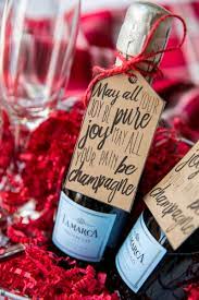 Top off the glass with champagne. Printable Champagne Gift Tag Easy Inexpensive Diy Gift
