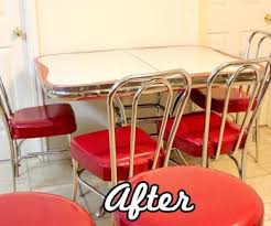 Refinish Retro Vinyl Kitchen Chairs Retro Kitchen Tables Kitchen Chairs Diy Restoration Hardware Dining Chairs