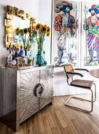 Jonathan adler floor mirror mirror mirror house of cards decorative objects decorating your home home furnishings 3 d living room decor. In Brooklyn The Home Of Jonathan Adler S Director Of Interiors Design Sponge