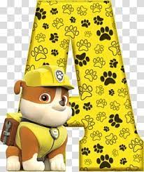 Letter Alphabet C M Dog Dog Transparent Background Png Clipart Rubble Paw Patrol Paw Patrol Printables Paw Patrol Birthday