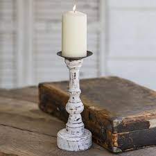 5 out of 5 stars (761) $ 55.00 free. Distressed White Wood Pillar Candle Holder Round Gracefully Restored Home