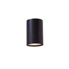 Ceiling spotlight with 3 spots, white. Solid Cylinder Black Downlight Ceiling Spotlight Lampefeber