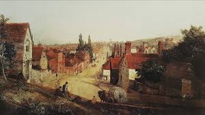 Guildford Viewed From The Mount Early Victorian Era Painting By Henry Pether Guildford Photo Painting