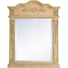 This frameless, arched mirror has polished edges for a smooth, clean finish. Elegant Lighting Vm32836 Lenora 36 X 28 Arched Beveled Wood Framed Accent Mirror Antique Beige Home Decor Mirrors Accent Mirror From Build Com Inc Accuweather Shop