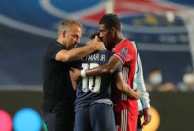 Neymar in silent mood : Neymar In Champions League Alaba Explains Why He Consoled Neymar After Bayern S Champions League Final Win Over Psg