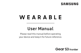 Purchase the watch out of contract from your carrier. Samsung Gear S3 Frontier R765a User Manual Manualzz
