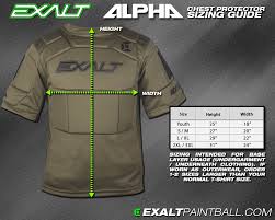 Exalt Paintball Slide Short Pant Elbow Pad Size And Sizing Chart