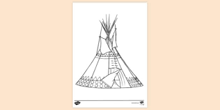 Tipi synonyms, tipi pronunciation, tipi translation, english dictionary definition of tipi. Free Tipi Colouring Colouring Sheets Teacher Made
