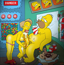 XXX Toon Oops: Simpsons Hentai! Shockingly Cheating Homer Simpson Caught  with Edna Krabapple!
