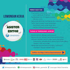 Check spelling or type a new query. Kalian Juga Pasti Tau Penerbit Lowongan Kerja Gramedia Facebook
