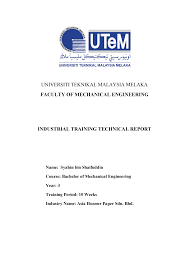 Universiti teknologi mara is a public university based primarily in shah alam, malaysia, that accepts only bumiputera. Li Technical Report Syahin B04182002 5 Studocu