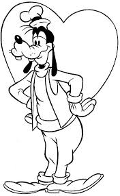Goofy In Love Coloring Pages Love Coloring Pages Disney Coloring Pages Printables Cute Coloring Pages