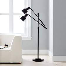 Brass gold/clear crystal/metal led floor lamp. Industrial Spotlight Floor Lamp Pottery Barn Teen